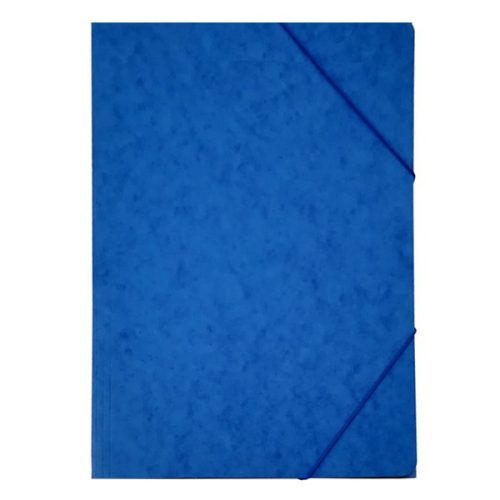 Gumis mappa A/4 prespán kék 345gr