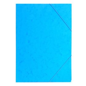 Gumis mappa A/4 prespán világoskék 345 g