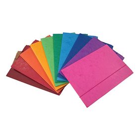 Gumis mappa A/5 prespán vegyes színekben 345 g 22 darabos