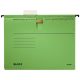 Függőmappa gyorsfűző szerkezettel LEITZ Alpha A/4 karton zöld 25 darabos