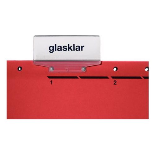 Függőmappa gyorsfűző szerkezettel LEITZ Alpha A/4 karton piros 25 darabos