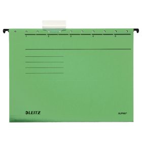   Függőmappa LEITZ Alpha Standard A/4 karton zöld 25 darabos