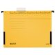 Függőmappa oldalvédelemmel LEITZ Alpha Standard A/4 karton sárga 25 darabos