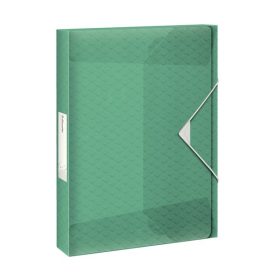   Gumis mappa ESSELTE Colour Breeze Jumbo Plus A/4 40mm PP zöld