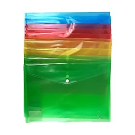   Irattasak OPTIMA A/5 patentos átlátszó színes vegyes 12 darabos