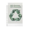 Lefűzhető genotherm ESSELTE Recycled  A/5 70 mikron narancsos 100 darabos