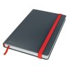 Beírókönyv kockás LEITZ A/5 80 lapos Cosy Soft Touch keményfedeles bársonyszürke