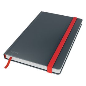   Beírókönyv kockás LEITZ A/5 80 lapos Cosy Soft Touch keményfedeles bársonyszürke
