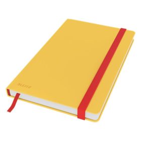   Beírókönyv vonalas LEITZ A/5 80 lapos Cosy Soft Touch keményfedeles melegsárga