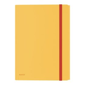   Gumis mappa LEITZ Cosy A/4 műanyag extra belső zsebes melegsárga