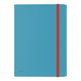   Gumis mappa LEITZ Cosy A/4 műanyag extra belső zsebes nyugodtkék