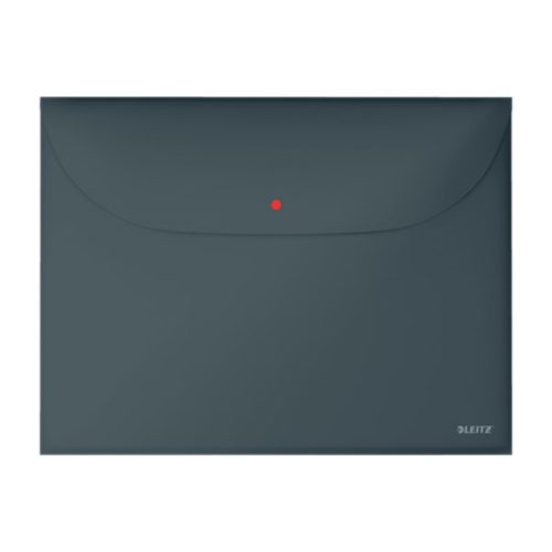 Irattasak LEITZ Cosy Privacy A/4 patentos 2 zsebes 3 darabos bársonyszürke