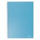 Spirálfüzet vonalas ESSELTE A/5 80 lapos Colour Breeze kék