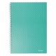 Spirálfüzet vonalas ESSELTE A/5 80 lapos Colour Breeze zöld