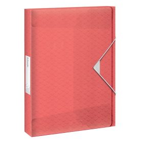   Gumis mappa ESSELTE Colour Breeze PP Jumbo Plus A/4 40mm korall