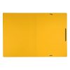 Gumis mappa LEITZ Recycle karton A/4 sárga