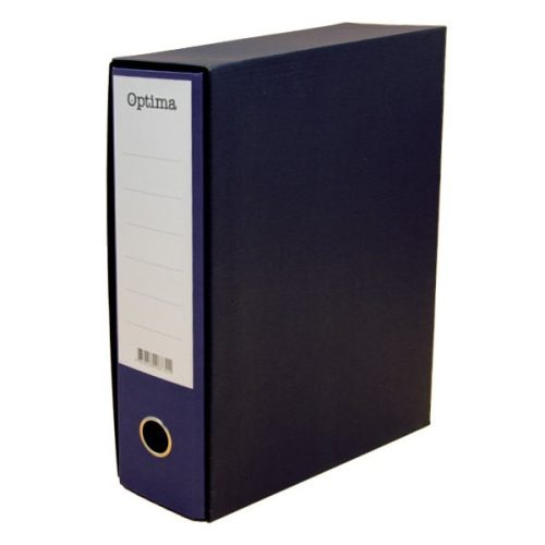 Iratrendező tokos OPTIMA A/4 75 mm kék