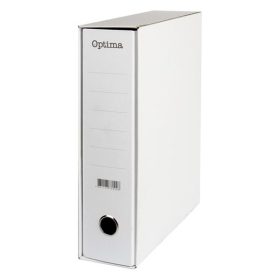 Iratrendező tokos OPTIMA A/4 75 mm fehér