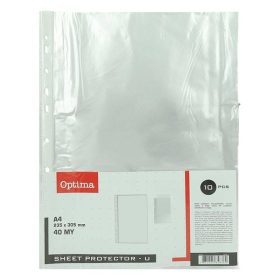   Lefűzhető genotherm OPTIMA A/4 40 mikron narancsos 10 darabos