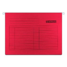 Függőmappa DONAU A/4 karton piros 25 darabos