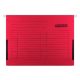 Függőmappa oldalvédelemmel DONAU A/4 karton piros 25 darabos
