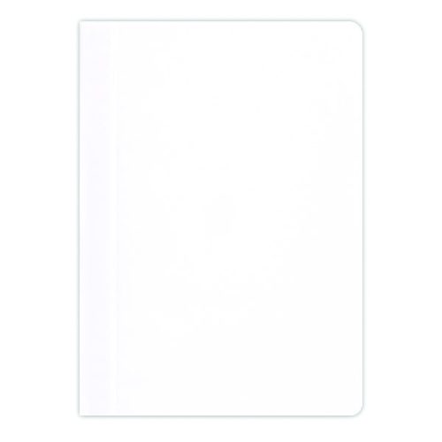 Gyorsfűző DONAU A/4 műanyag fehér 10 darabos