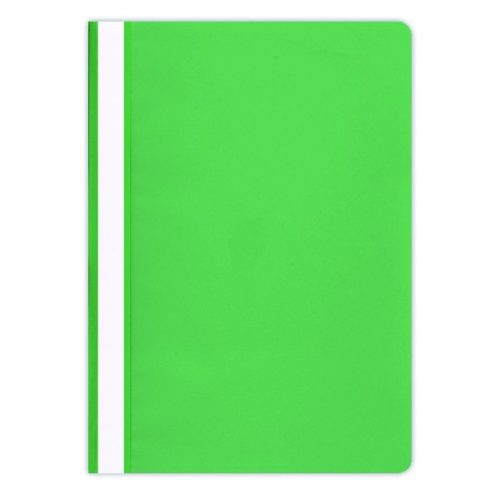 Gyorsfűző DONAU A/4 műanyag zöld 10 darabos