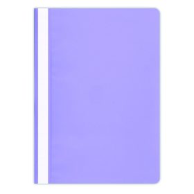 Gyorsfűző DONAU A/4 műanyag lila 10 darabos