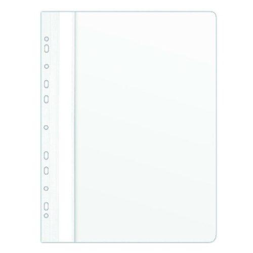 Gyorsfűző DONAU A/4 műanyag lefűzhető fehér