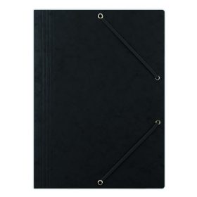 Gumis mappa DONAU A/4 prespán fekete