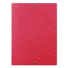 Gumis mappa DONAU A/4 prespán piros