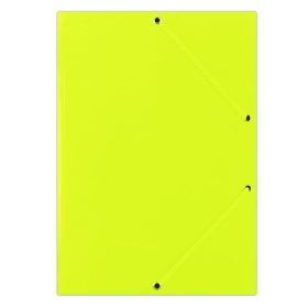 Gumis mappa DONAU A/4 karton sárga