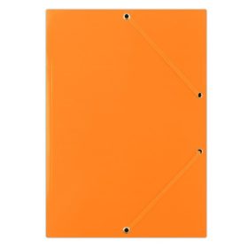 Gumis mappa DONAU A/4 karton narancssárga