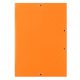 Gumis mappa DONAU A/4 karton narancssárga