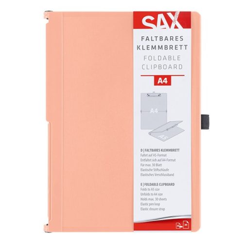 Felírótábla SAX összehajtható A/4-A/5 barack