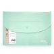 Irattasak SPOKO ReLeaf PP A/4 cipzáras és A/5 patentos SoftTouch menta zöld