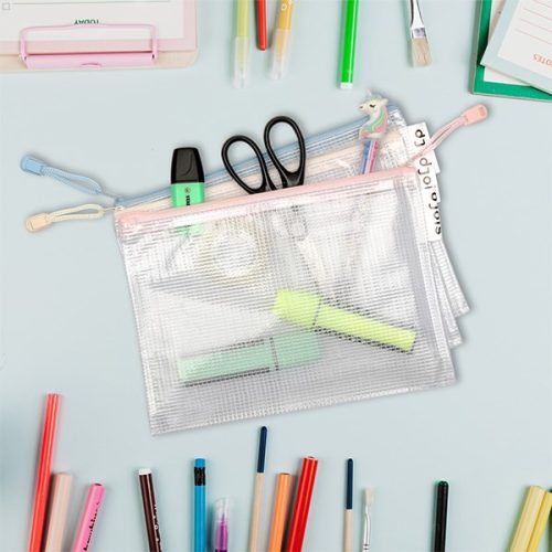 Irattasak DJOIS A/5 cipzáras pasztell színekben