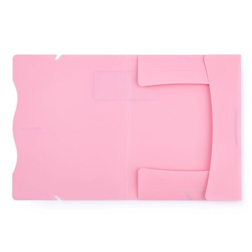 Gumis mappa PASTELINI PP A/4 pink