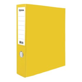Iratrendező OPTIMA A/4 75 mm élvédő sínnel sárga