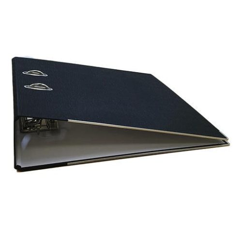 Iratrendező OPTIMA A/4 75 mm élvédő sínnel fekete