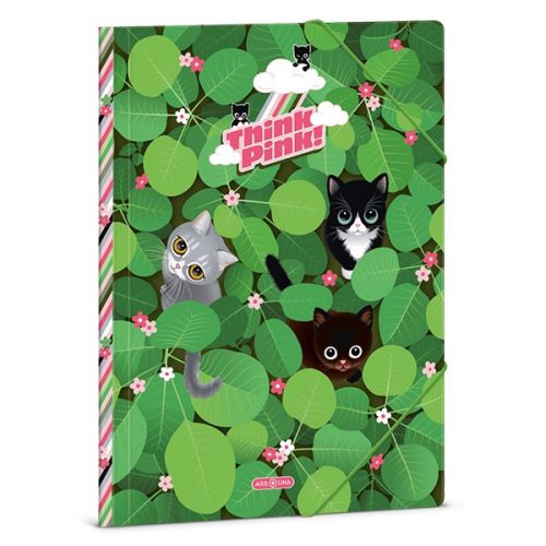 Gumis mappa ARS UNA A/4 Think Pink