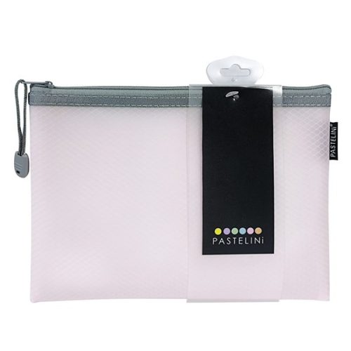 Irattasak PASTELINI cipzáras A/5 rózsaszín