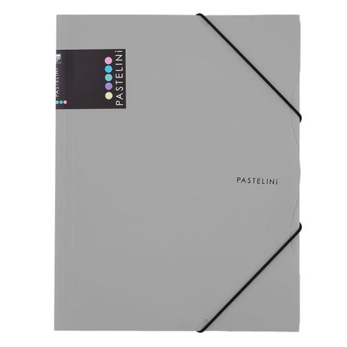 Gumis mappa PASTELINI PP A/4 szürke