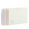 Harmónika mappa DELI Colorful A/4 PP 8 rekeszes vegyes pasztell színekben