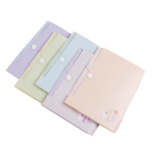 Harmónika mappa DELI Colorful A/4 PP 8 rekeszes vegyes pasztell színekben