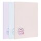 Iratvédő mappa DELI Colorful A/4 40 zsebes PP vegyes pasztell színekben