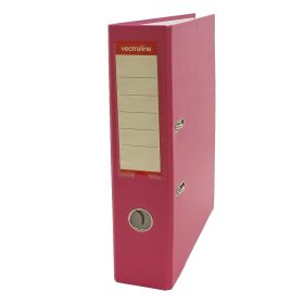   Iratrendező VECTRALINE A/4 75 mm élvédő sínnel rózsaszín
