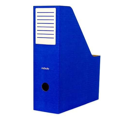 Irattartó papucs NEBULO 80 mm karton összehajtható kék