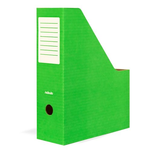 Irattartó papucs NEBULO 80 mm karton összehajtható zöld