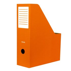   Irattartó papucs NEBULO 80 mm karton összehajtható narancssárga